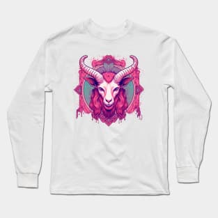 Pink Craft Cult Goat Long Sleeve T-Shirt